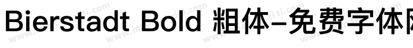 Bierstadt Bold 粗体字体转换